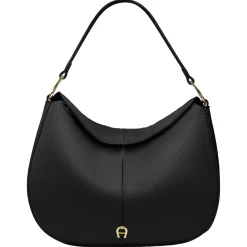 Savannah - Schultertasche M 32 cm (black)