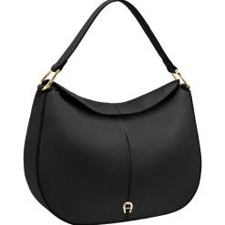 Savannah - Schultertasche M 32 cm (black)