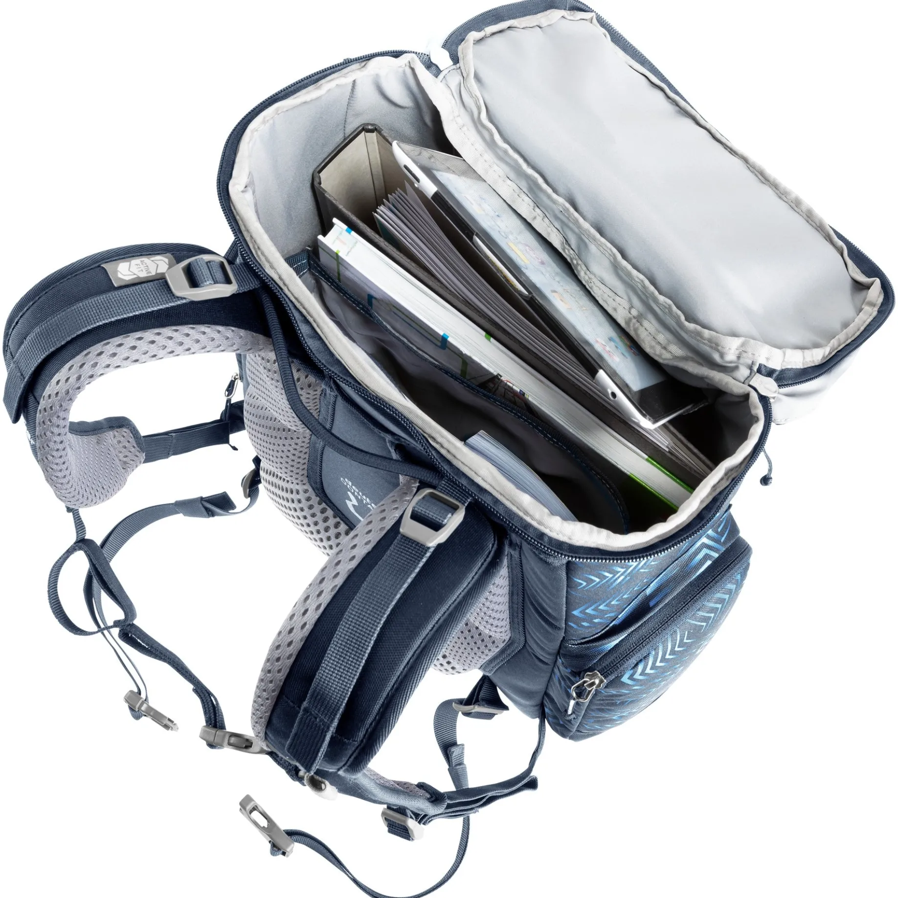 School Scula - Schulrucksack 49 cm (ink ripple)