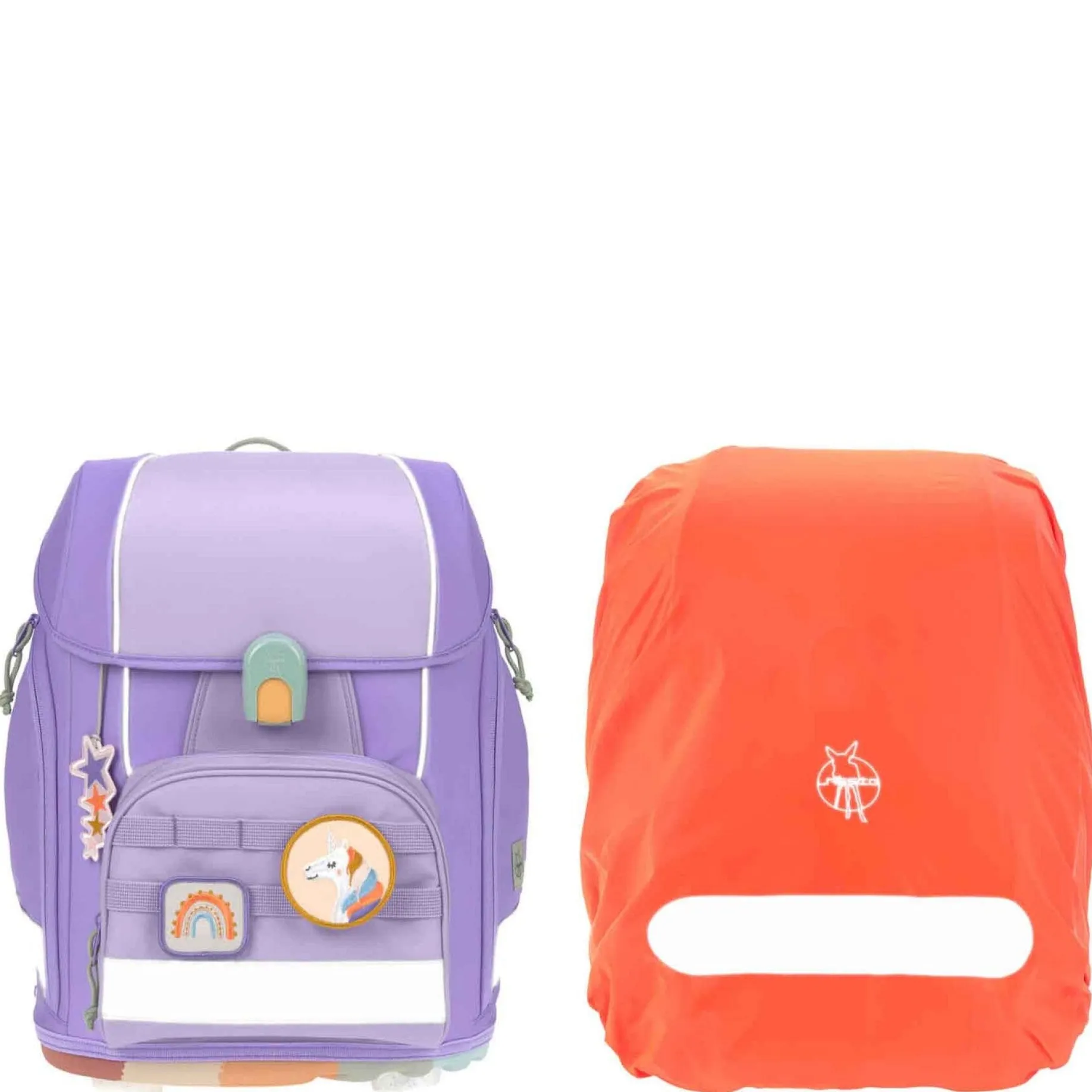 School Set Boxy Unique - Schulranzen Set 7tlg. (Violet/Lavender)