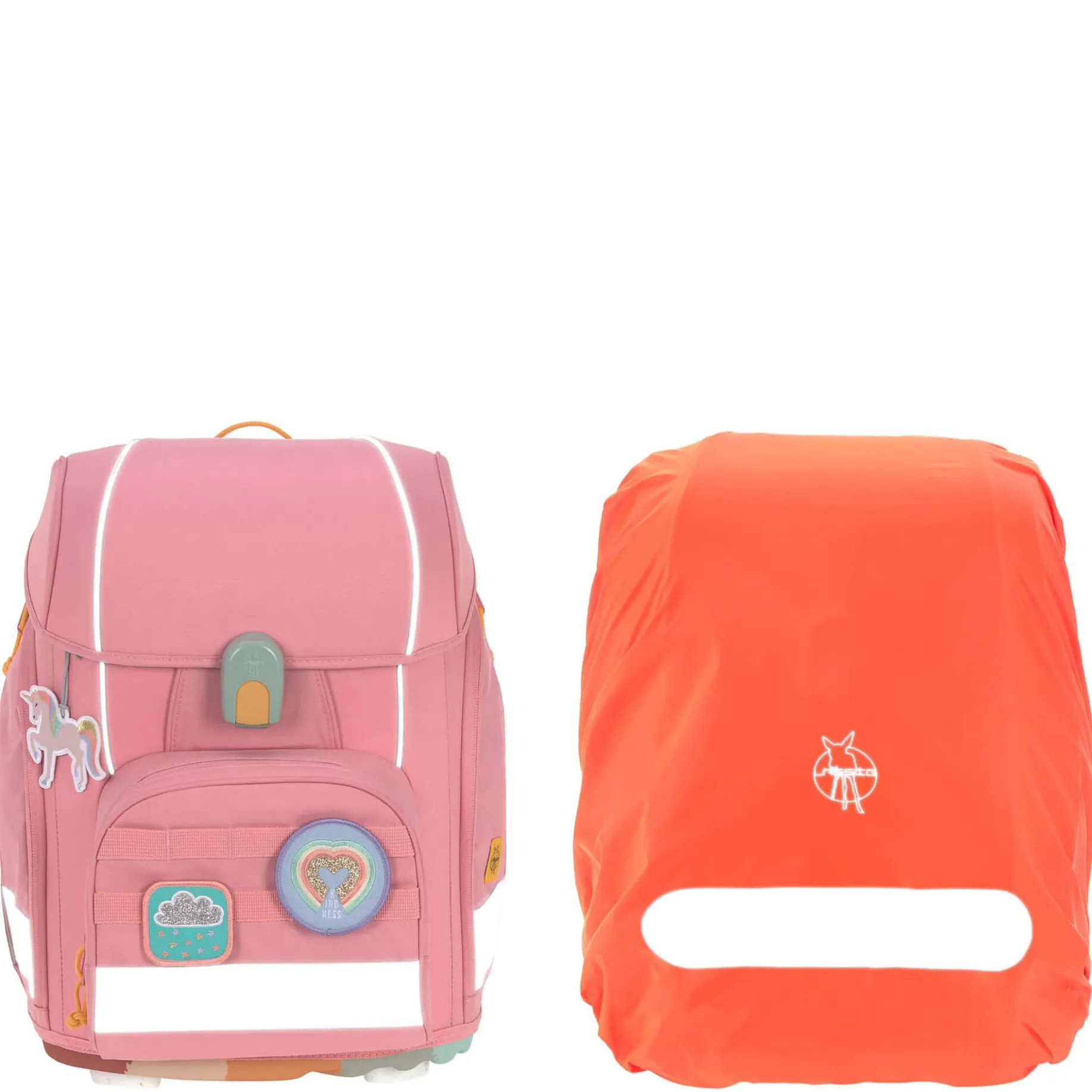 School Set Boxy Unique - Schulranzen Set 7tlg. (Pink)
