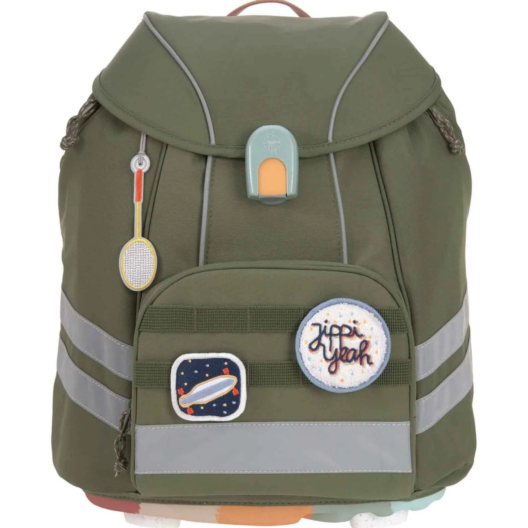 School Set Flexy Unique - Schulranzen Set 7tlg. (Olive)