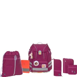 School Set Flexy Unique - Schulranzen Set 7tlg. (Speckles Berry)