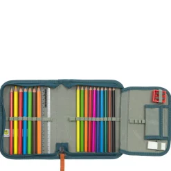 School Set Slim Unique - Schulranzen Set 7tlg. (Dark Green)