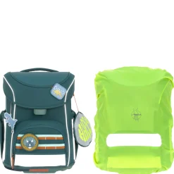 School Set Slim Unique - Schulranzen Set 7tlg. (Dark Green)