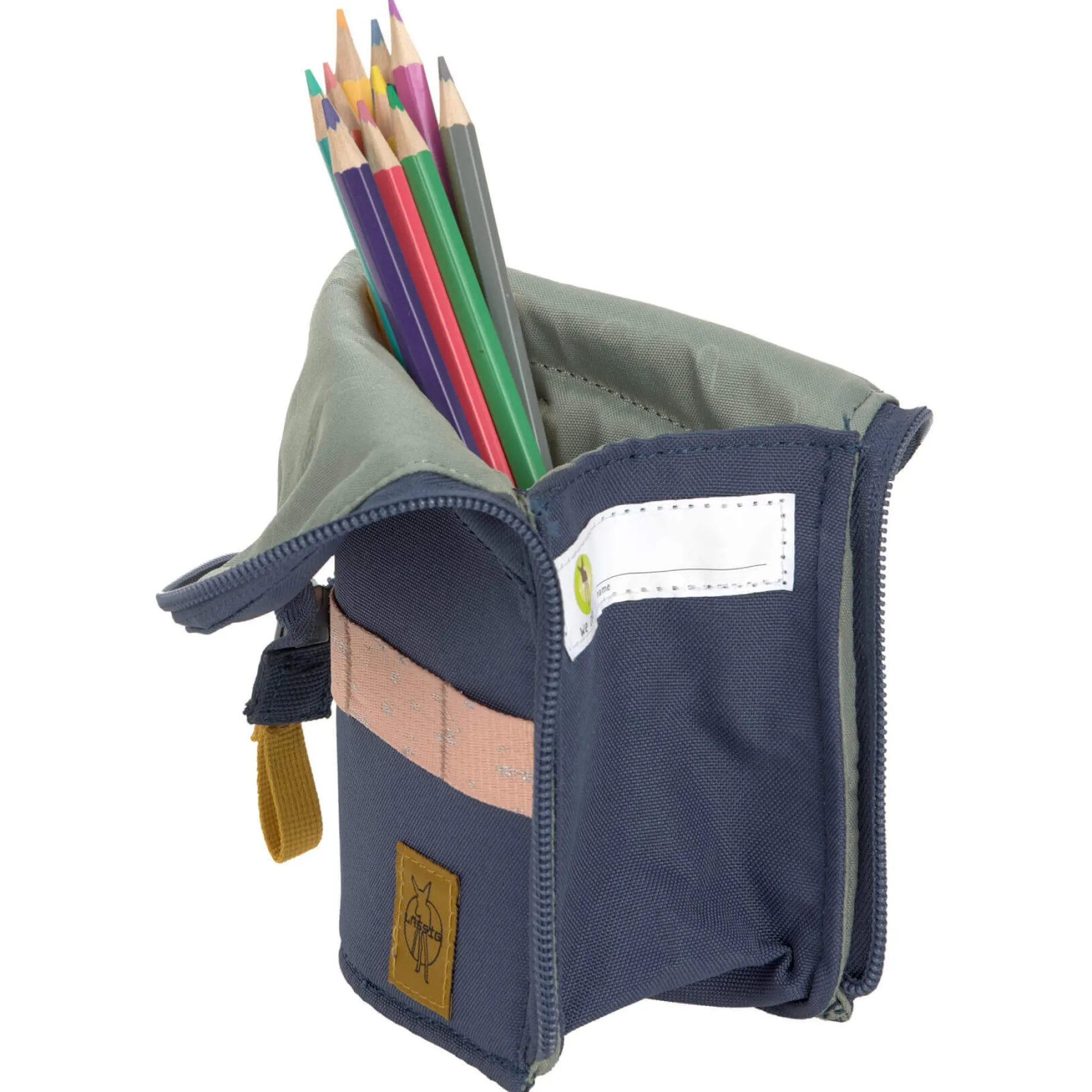School Set Slim Unique - Schulranzen Set 7tlg. (Navy)