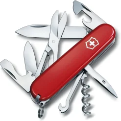 Schweizer Taschenmesser "Climber" 9.1 cm (rot)