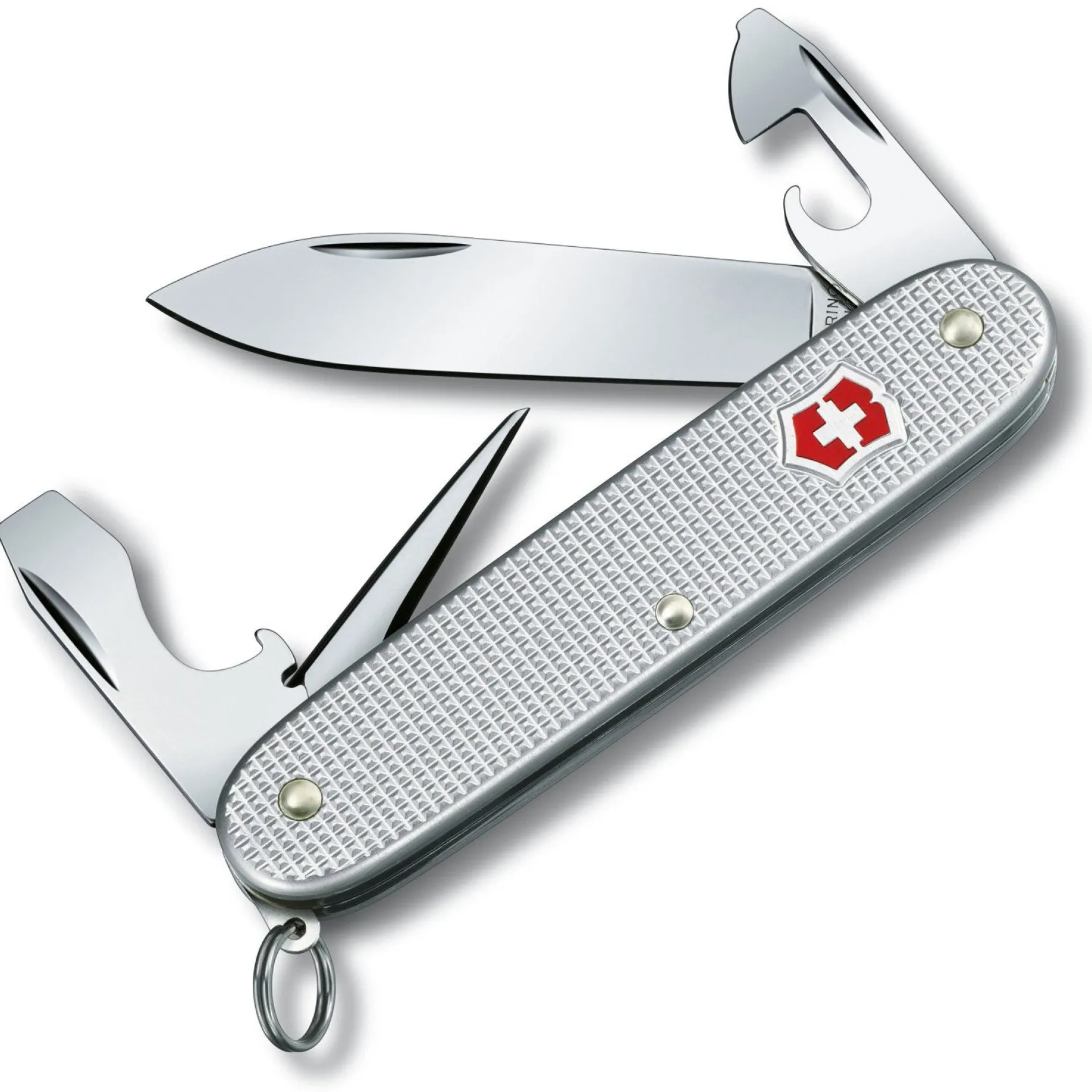 Schweizer Taschenmesser "Pioneer Alox" 9.3 cm (silber)