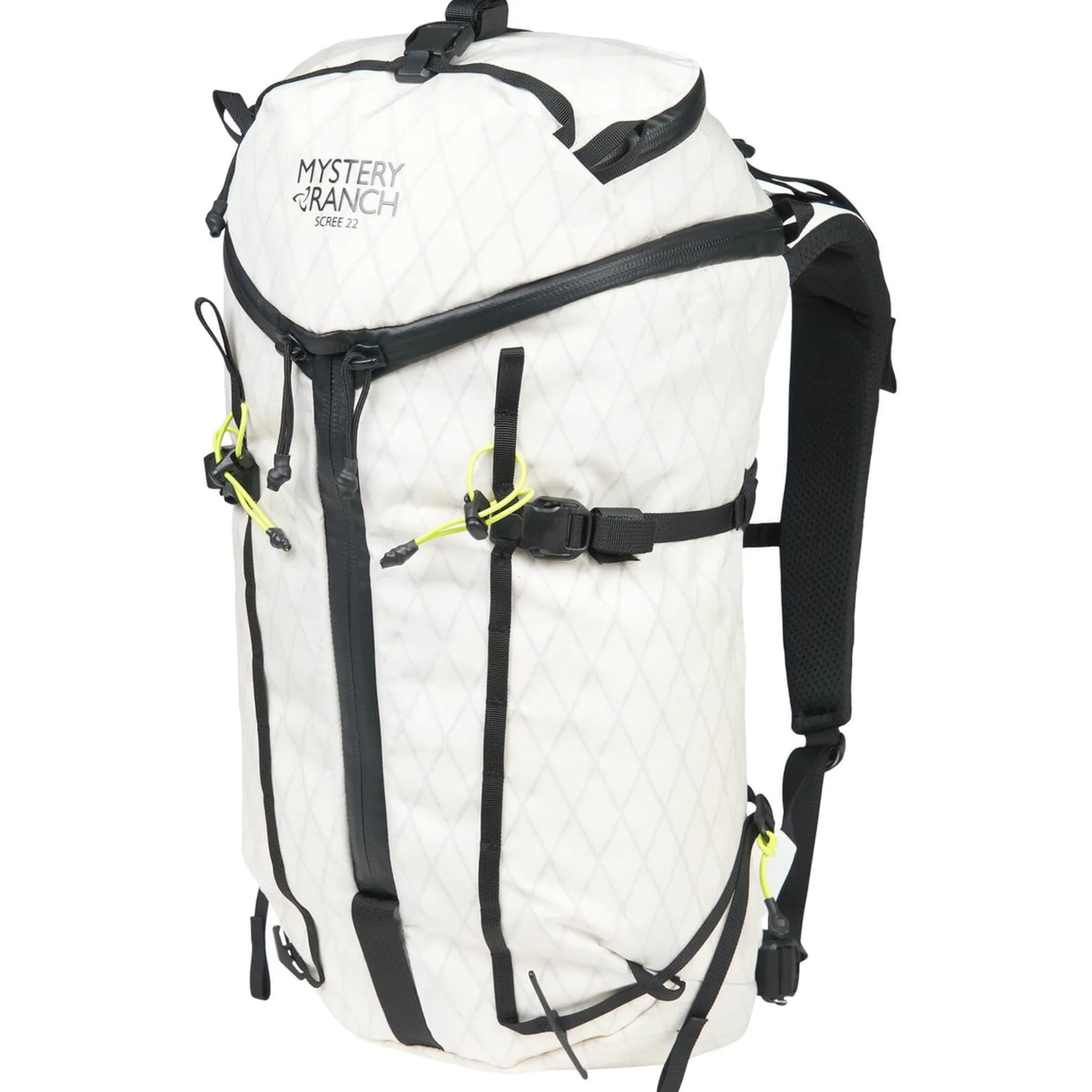 Scree 22 - Wanderrucksack (white/limeade)
