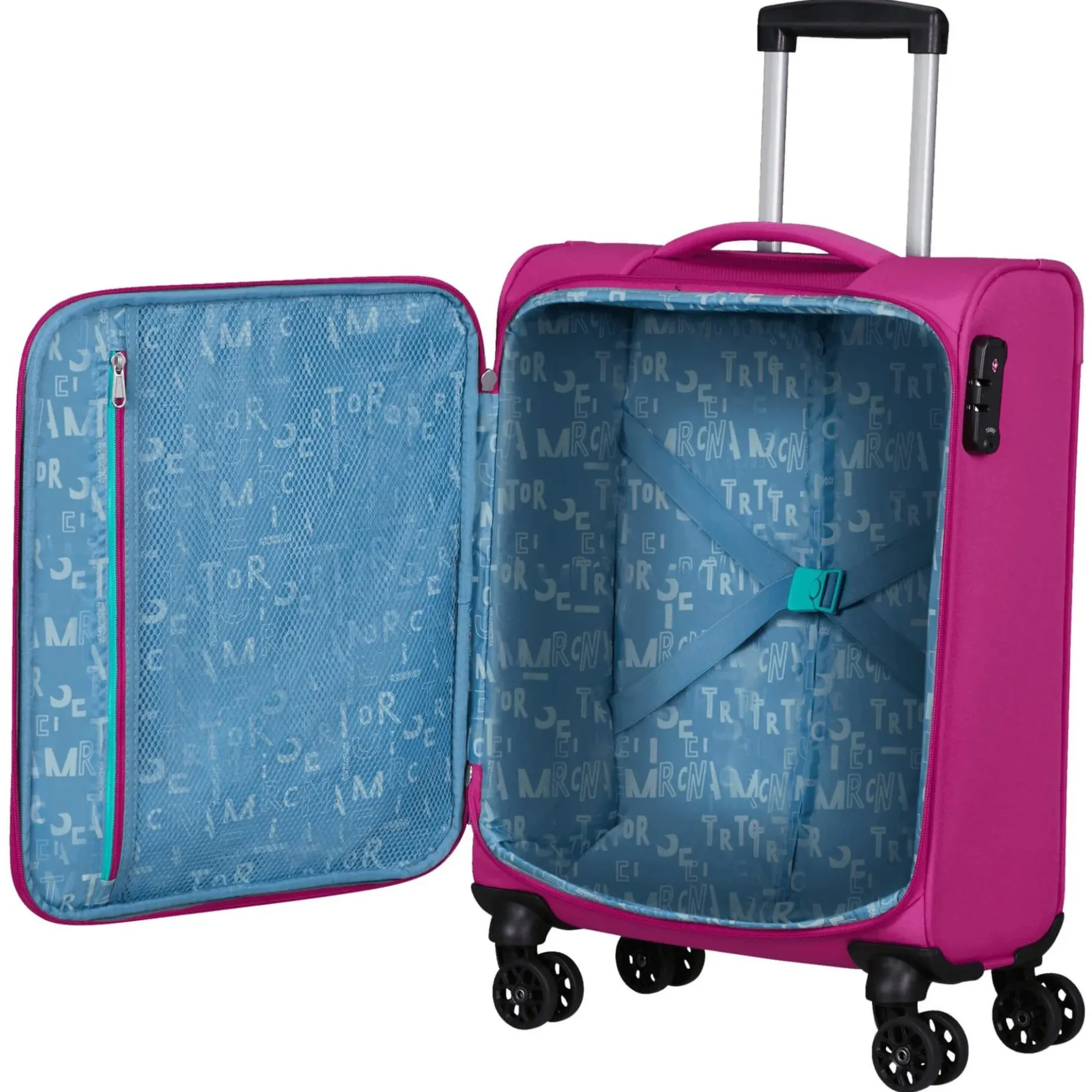 Sea Seeker - 4-Rollen-Kabinentrolley 55 cm (pink)