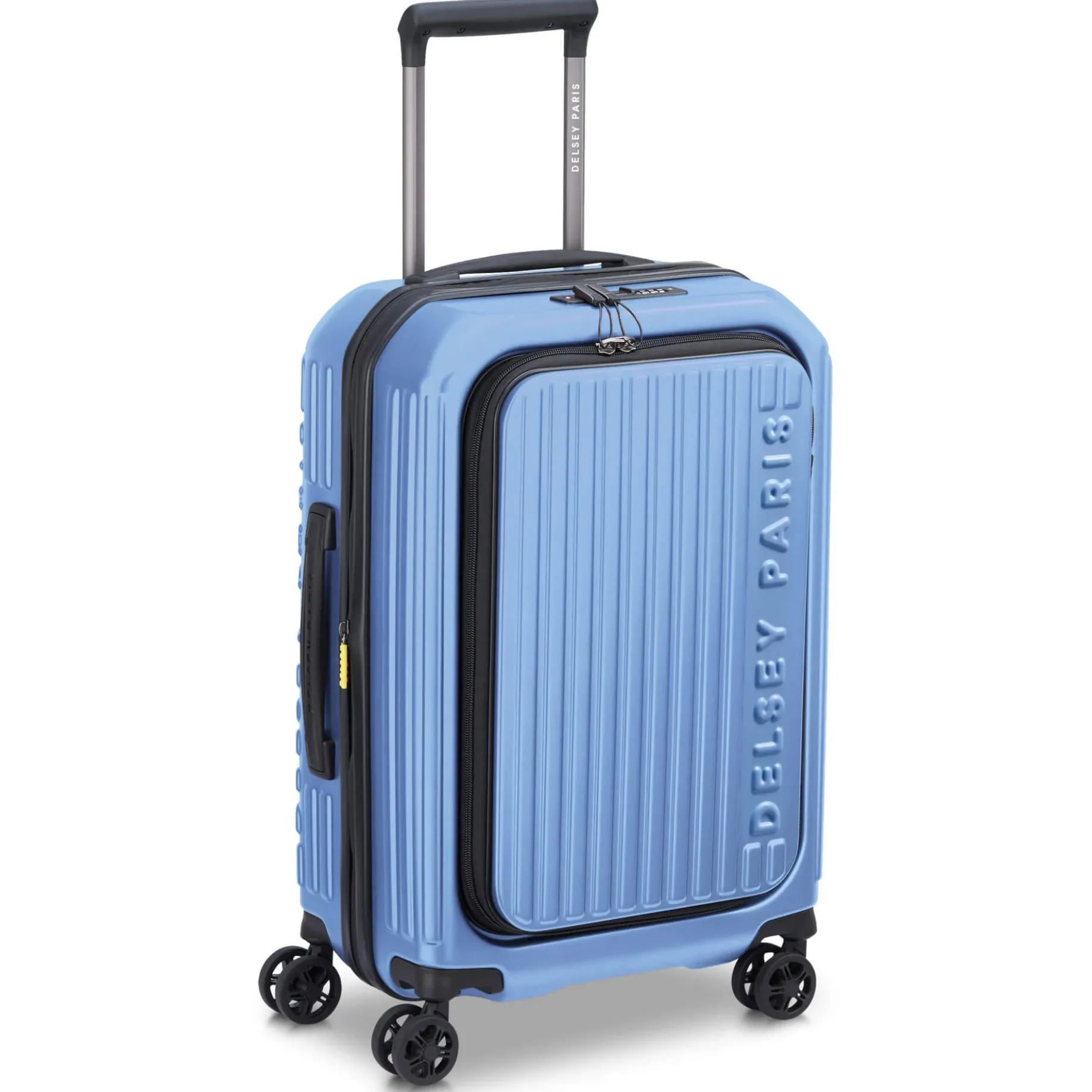 Securitime - 4-Rollen-Kabinentrolley S 55 cm erw. (lavendelblau)