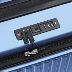 Securitime - 4-Rollen-Kabinentrolley S 55 cm erw. (lavendelblau)