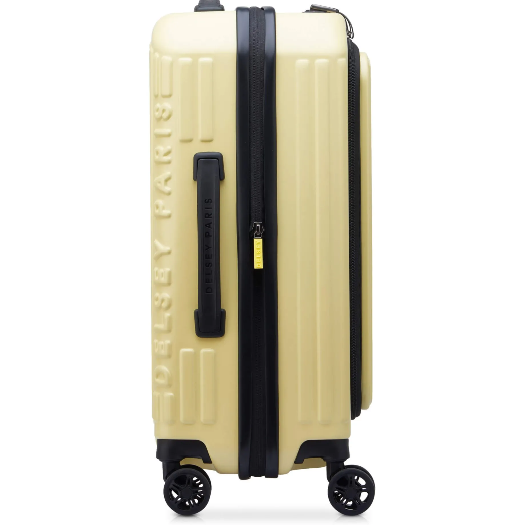 Securitime - 4-Rollen-Kabinentrolley S 55 cm erw. (blassgelb)