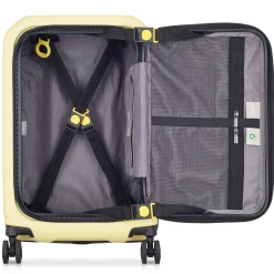 Securitime - 4-Rollen-Kabinentrolley S 55 cm erw. (blassgelb)