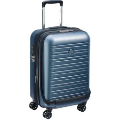 Segur 2.0 Business - 4-Rollen-Kabinentrolley mit Vortasche S 55 cm  erw. (blau)