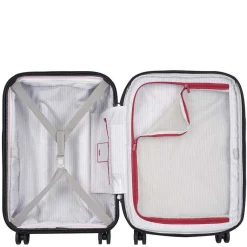 Segur 2.0 Business - 4-Rollen-Kabinentrolley mit Vortasche S 55 cm  erw. (blau)