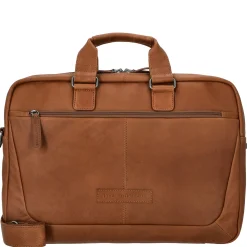 Seth Samuel - Laptoptasche 15" Leder 40 cm (cognac)
