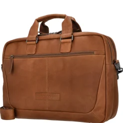 Seth Samuel - Laptoptasche 15" Leder 40 cm (cognac)