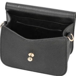 SFM215 - Schultertasche 19 cm (black/gold)