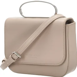 SFM227 Crossbag - Umhängetasche 16 cm (powder taupe/silver)