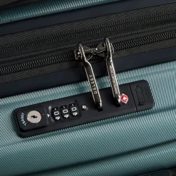 Shadow 5.0 - 4-Rollen-Kabinentrolley mit Vordertasche S 55 cm erw. USB (grün)