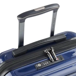 Shadow 5.0 - 4-Rollen-Kabinentrolley Slim Line USB 55 cm (marineblau)