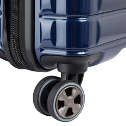 Shadow 5.0 - 4-Rollen-Kabinentrolley Slim Line USB 55 cm (marineblau)