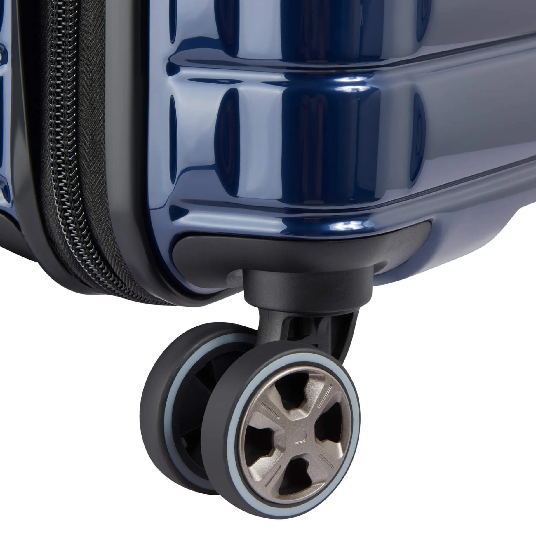 Shadow 5.0 - 4-Rollen-Kabinentrolley Slim Line USB 55 cm (marineblau)