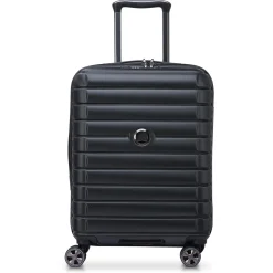 Shadow 5.0 - 4-Rollen-Kabinentrolley Slim Line USB 55 cm (schwarz)