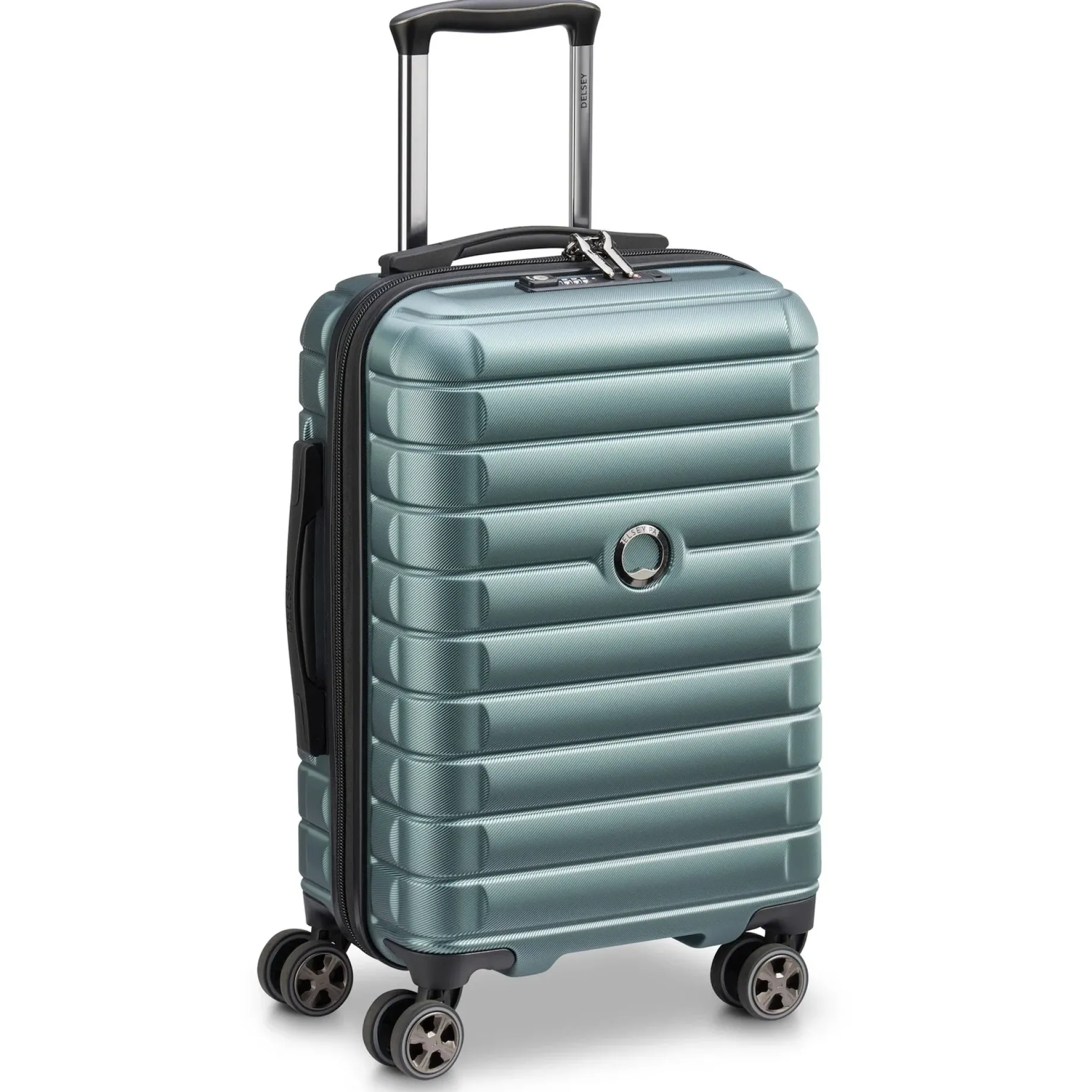 Shadow 5.0 - 4-Rollen-Kabinentrolley USB 55 cm (grün)