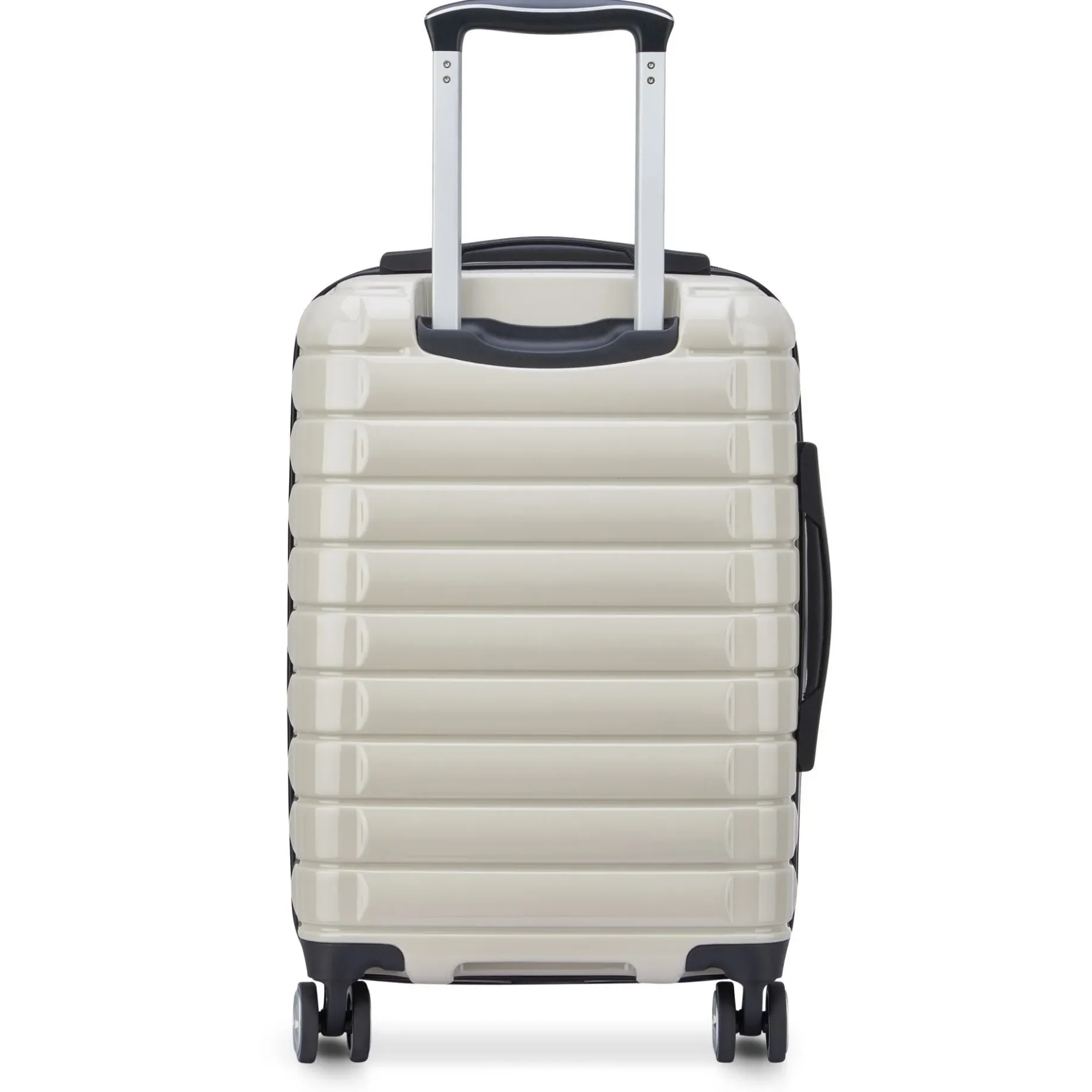 Shadow 5.0 - 4-Rollen-Kabinentrolley mit Vordertasche S 55 cm erw. USB (elfenbein)