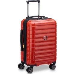 Shadow 5.0 - 4-Rollen-Kabinentrolley USB 55 cm (intensives rot)