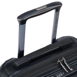 Shadow 5.0 - 4-Rollen-Kabinentrolley mit Vordertasche S 55 cm erw. USB (schwarz)