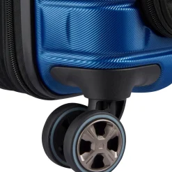Shadow 5.0 - 4-Rollen-Kabinentrolley mit Vordertasche S 55 cm erw. USB (blau)