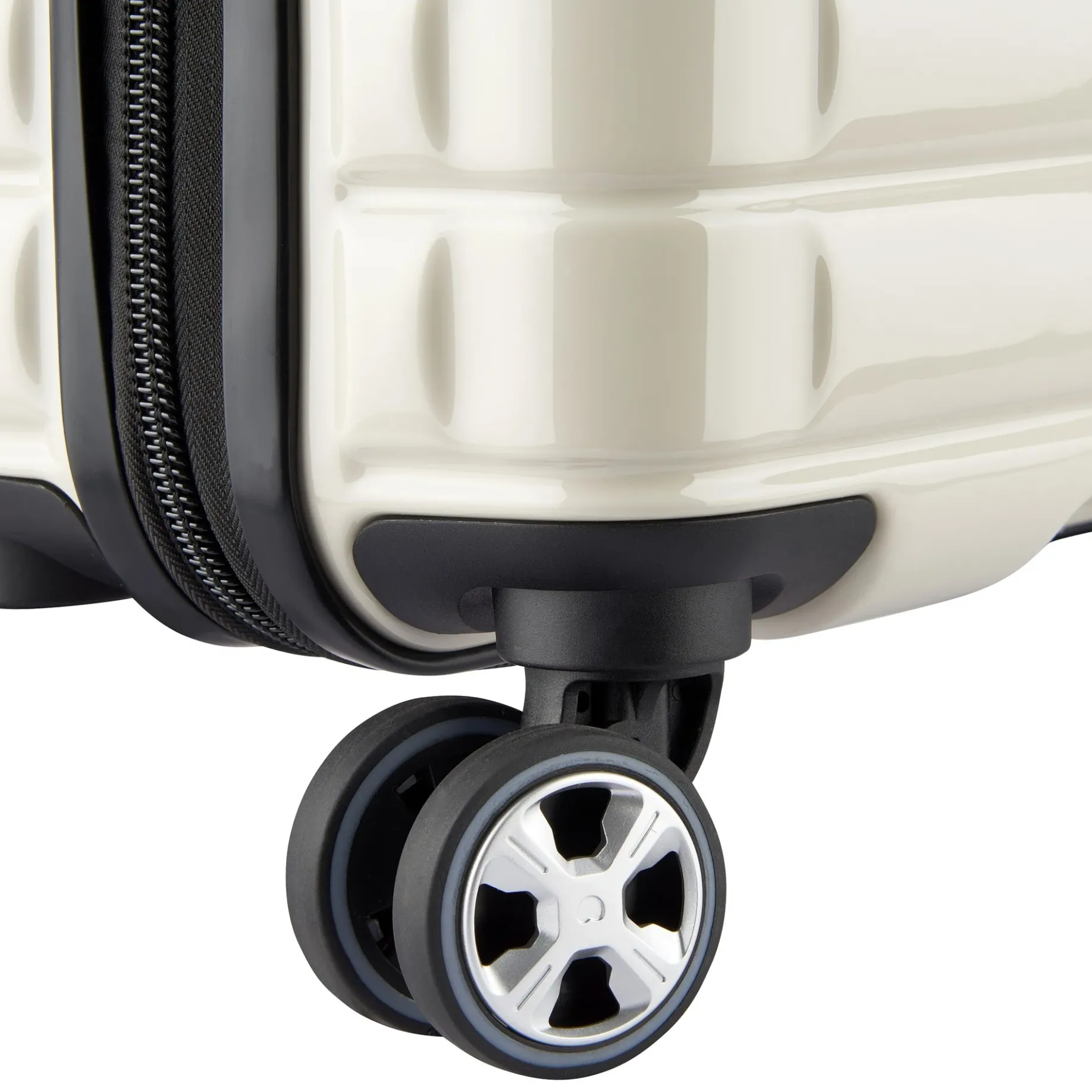 Shadow 5.0 - 4-Rollen-Kabinentrolley Slim Line USB 55 cm (elfenbein)