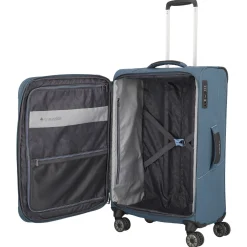 Skaii - 4-Rollen-Trolley M 67 cm erw. (panoramablau)