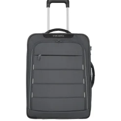 Skaii Hybrid - 2-Rollen-Kabinentrolley S 55 cm erw. (gipfelgrau)