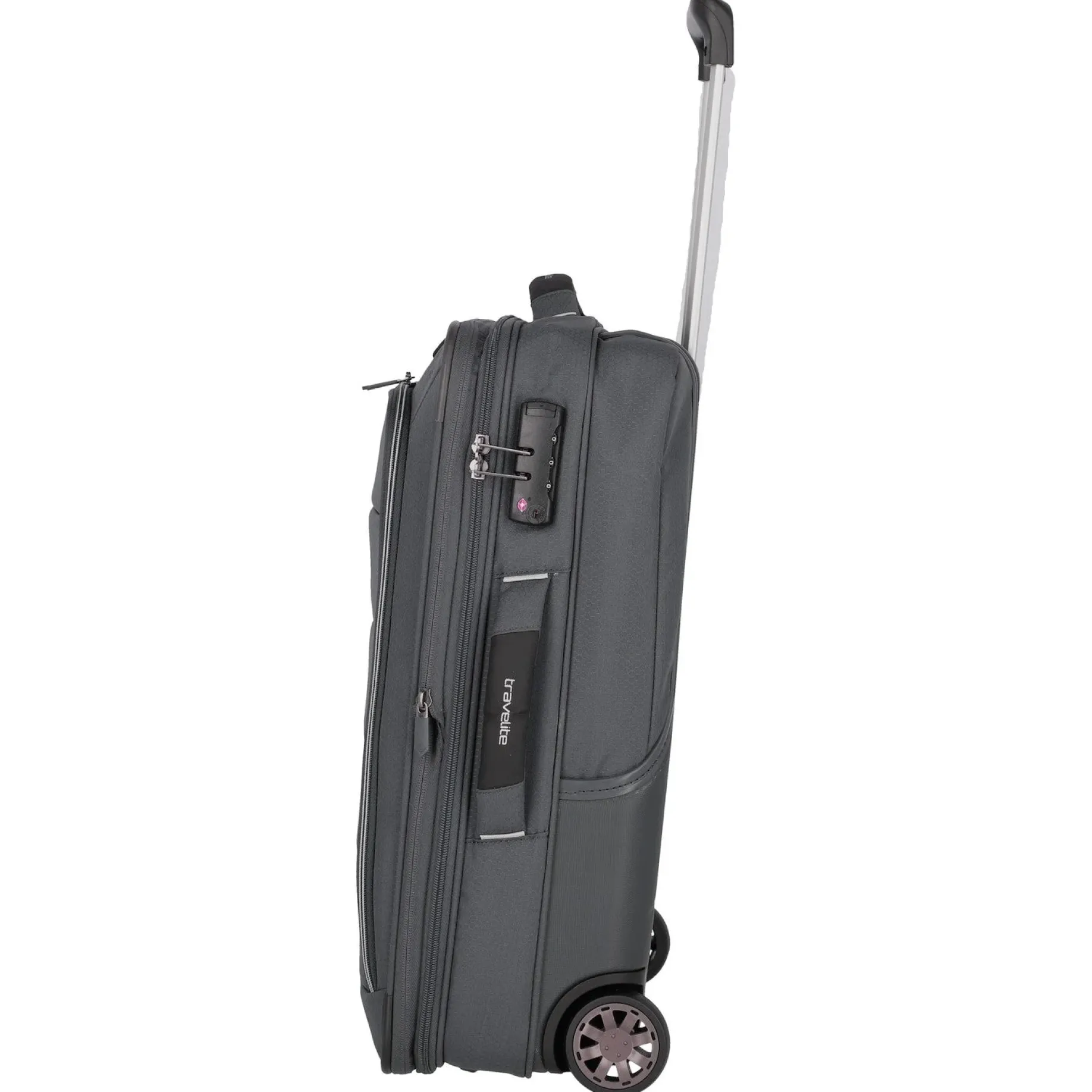 Skaii Hybrid - 2-Rollen-Kabinentrolley S 55 cm erw. (gipfelgrau)