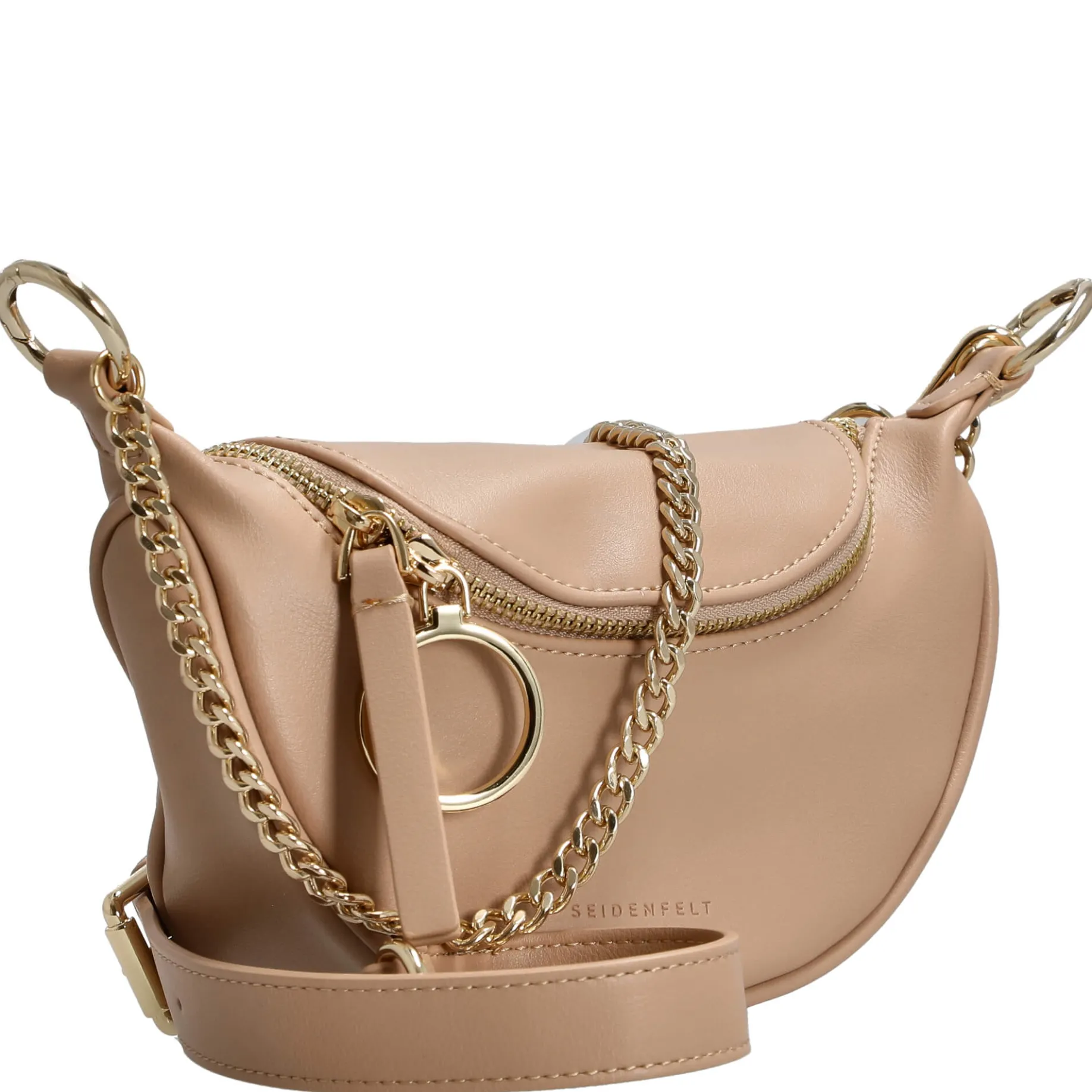 Skien II - Schultertasche 19 cm (nude)