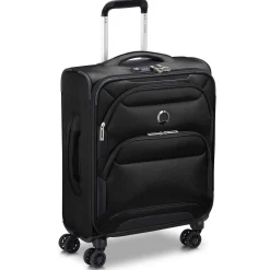 Sky Max 2.0 Slim Line - 4-Rollen-Kabinentrolley 55 cm (schwarz)