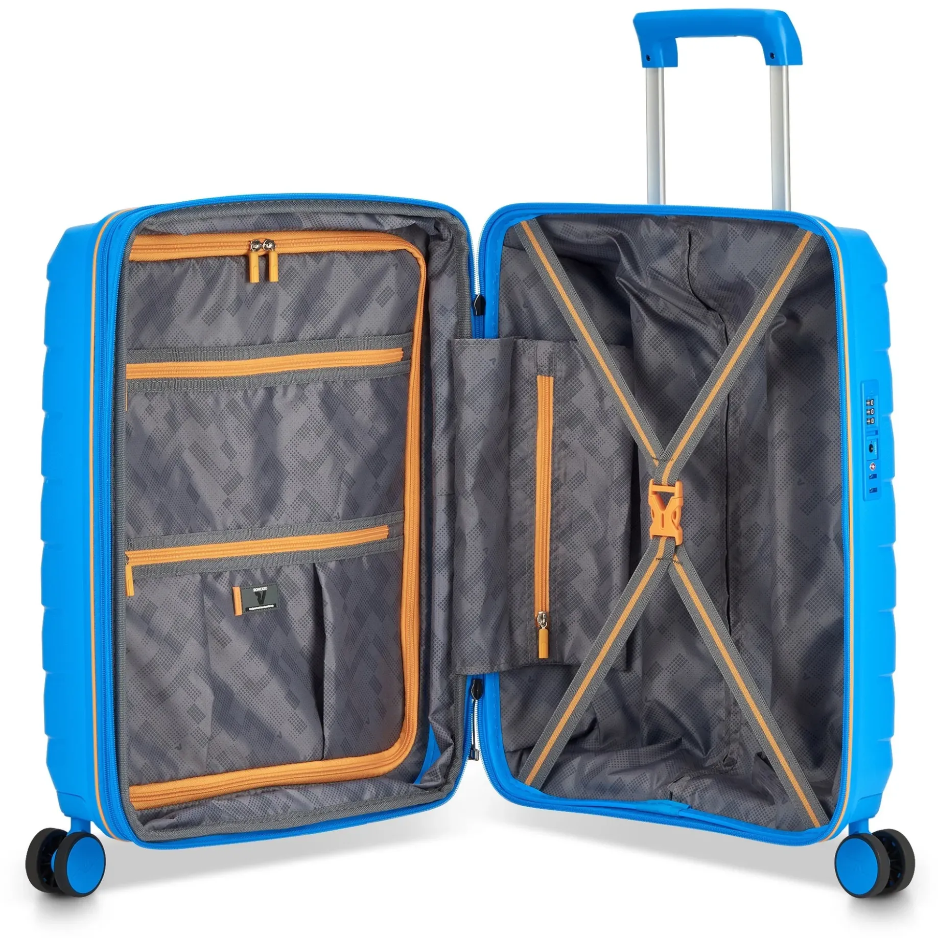 Skyline 2.0 - 4-Rollen-Kabinentrolley S 55 cm erw. (sky blue)