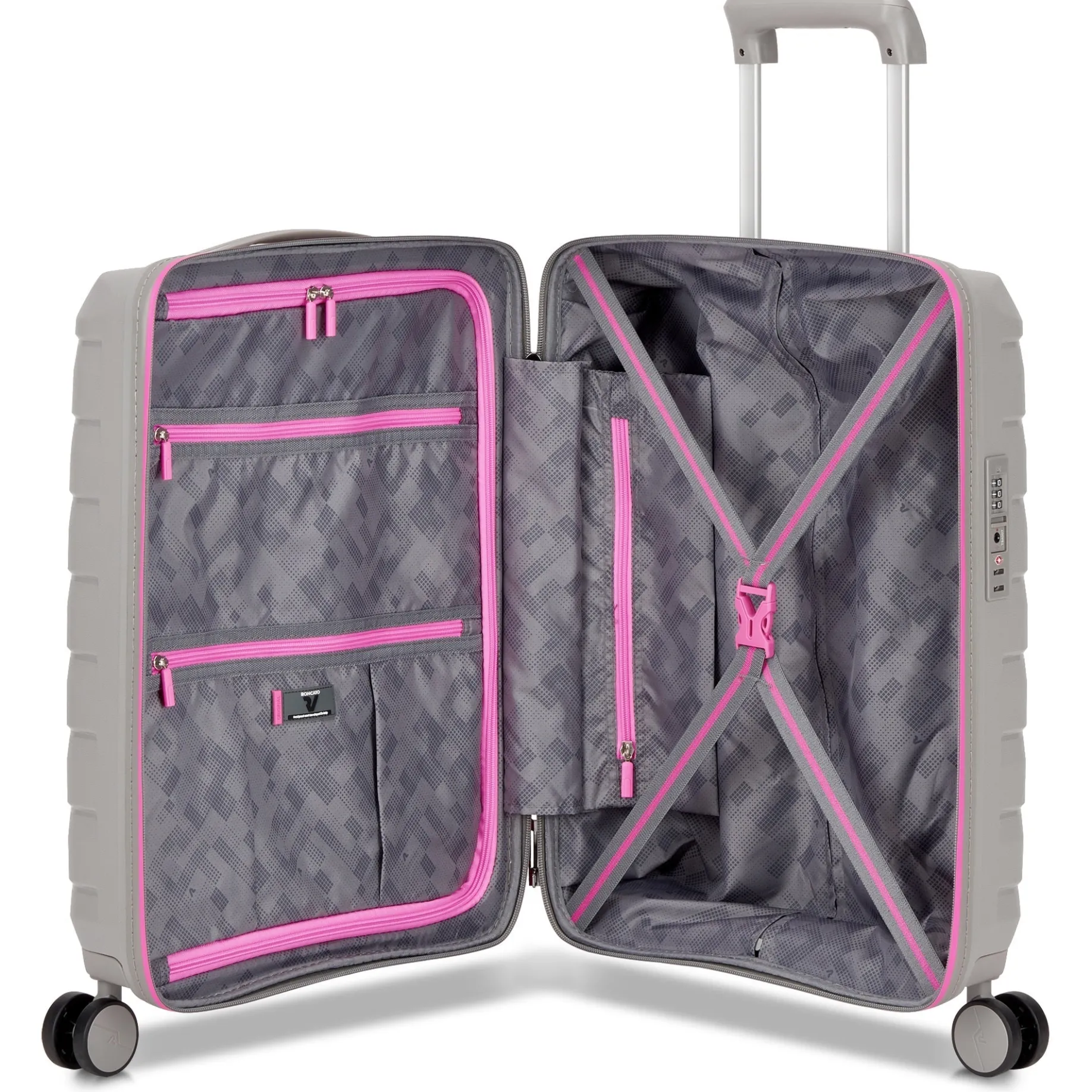Skyline 2.0 Neon - 4-Rollen-Kabinentrolley S 55 cm (grey)