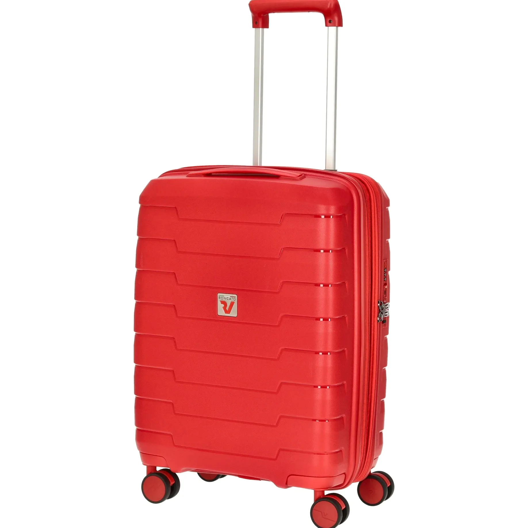 Skyline - 4-Rollen-Kabinentrolley S 55 cm erw. USB-Anschluss (rosso)
