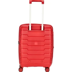 Skyline - 4-Rollen-Kabinentrolley S 55 cm erw. USB-Anschluss (rosso)