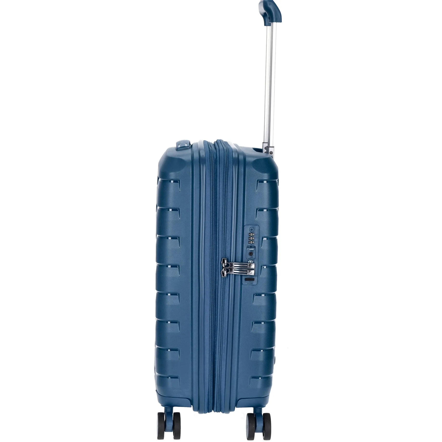 Skyline - 4-Rollen-Kabinentrolley S 55 cm erw. USB-Anschluss (navy)