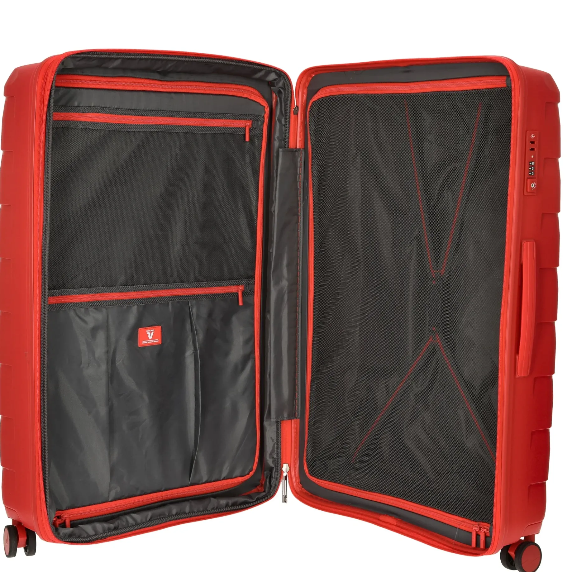 Skyline - 4-Rollen-Trolley L 79 cm erw. (rosso)