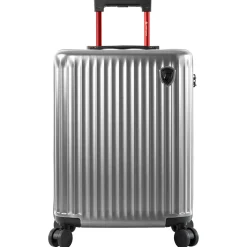 SmartLuggage - 4-Rollen-Kabinentrolley S (silber)