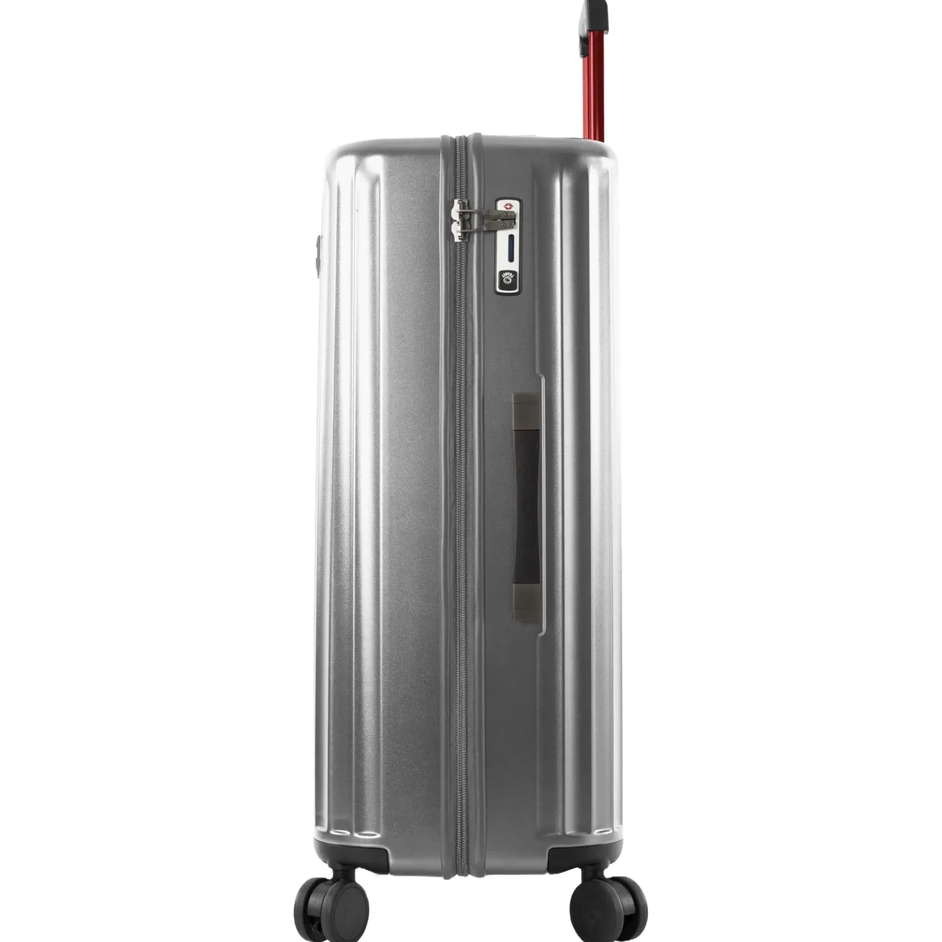 SmartLuggage - 4-Rollen-Trolley L (silber)