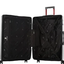 SmartLuggage - 4-Rollen-Trolley Set 3tlg. L/M/S (black)