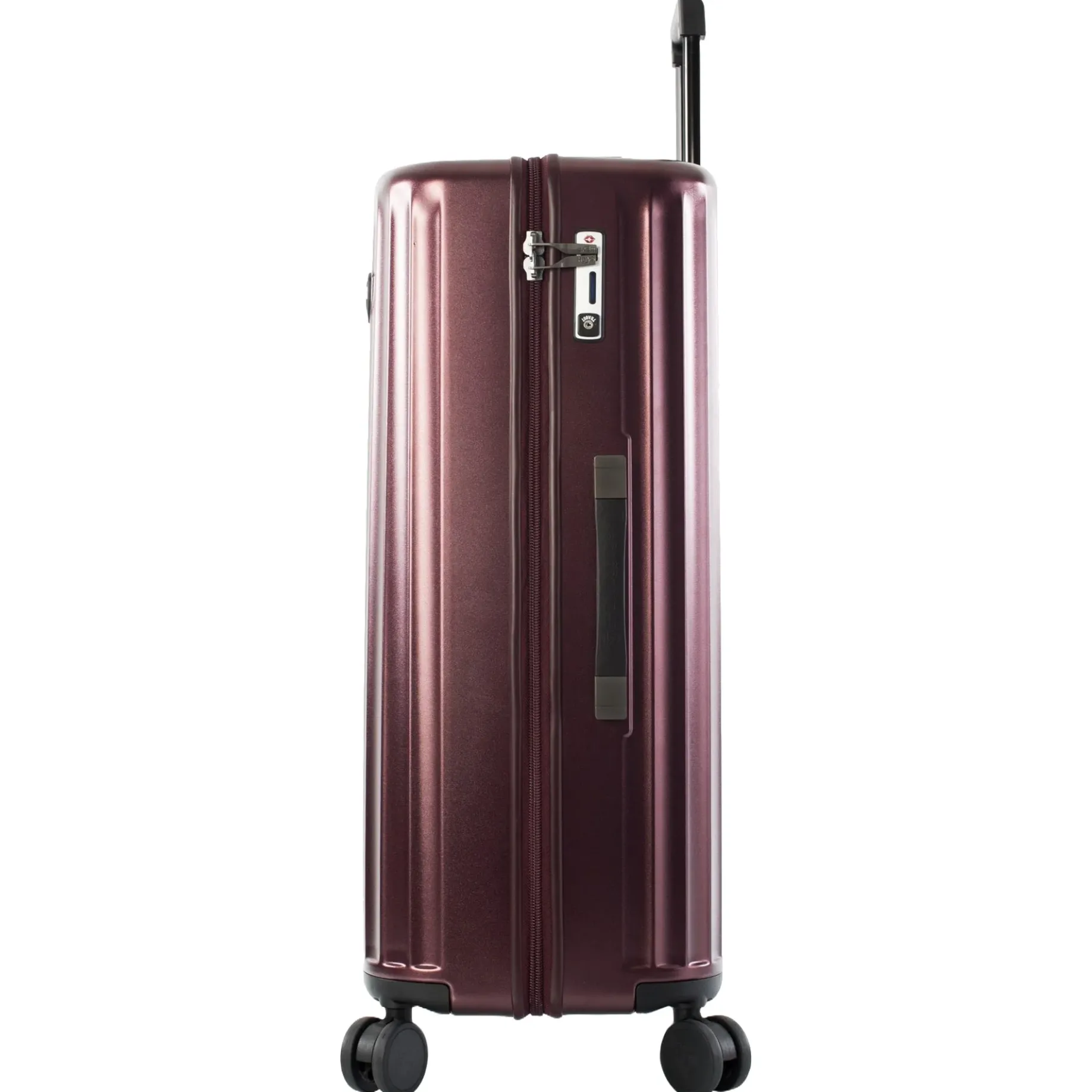 SmartLuggage - 4-Rollen-Trolley L (burgundy)